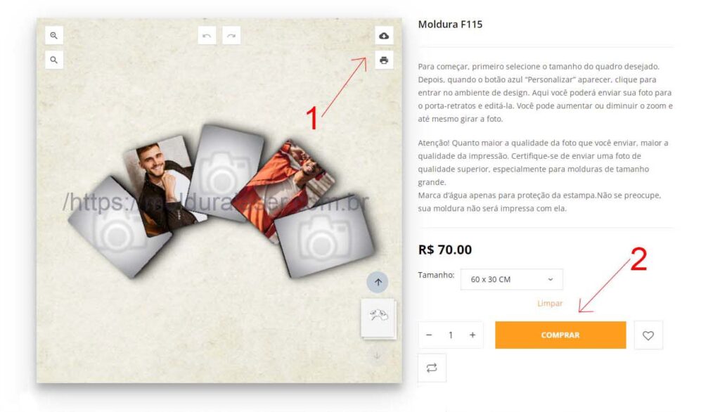 Compre uma moldura